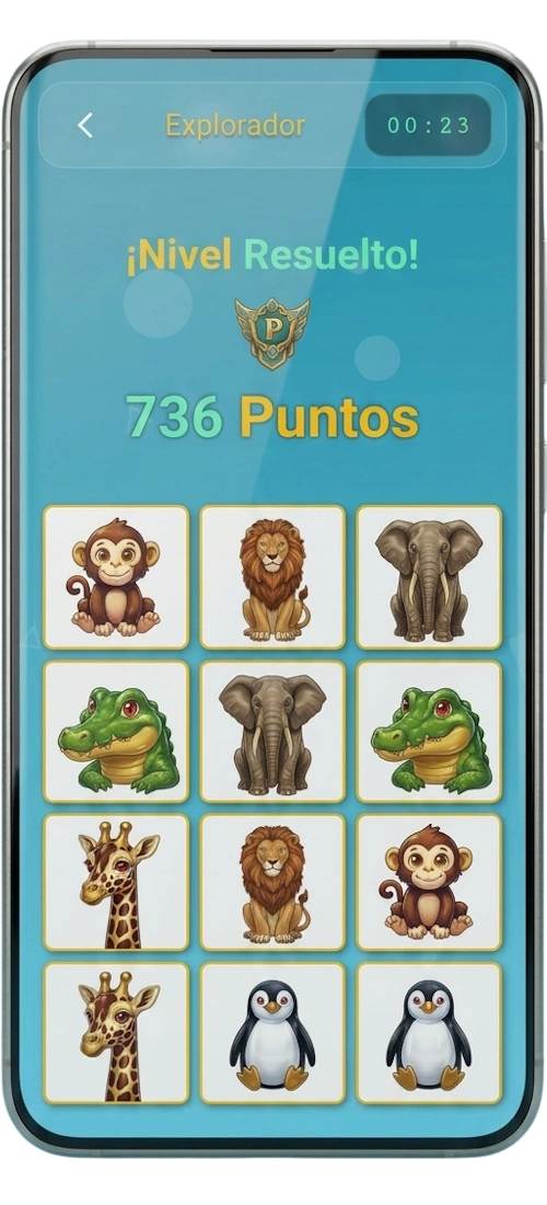 Juego de Memoria Detalle